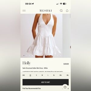 Meshki Holly mini dress